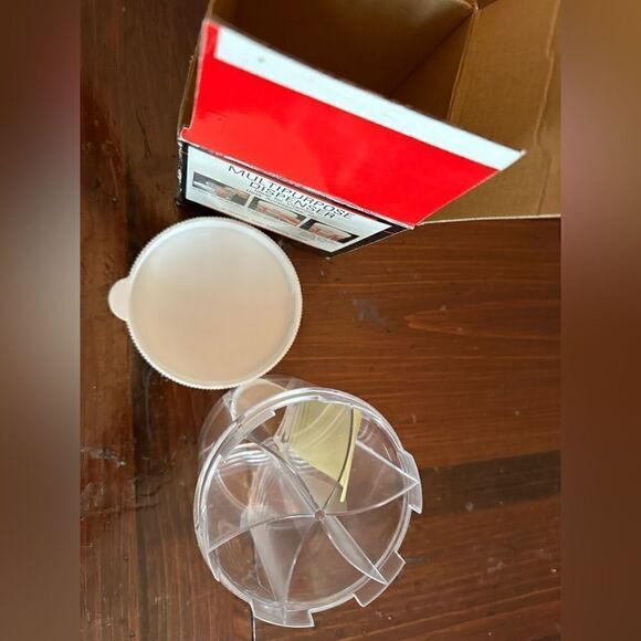 Vintage Multiple Use Dispenser 6 section with labels - Picture 6 of 6